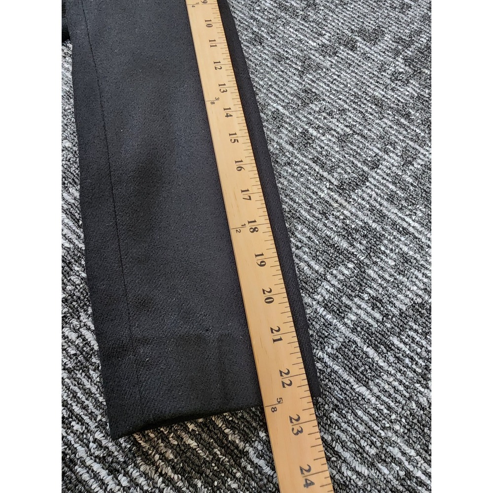 Sag Harbor Wool Coat Women Size 10 Black Pure New Wool Button Front Blazer Good - Picture 11 of 11